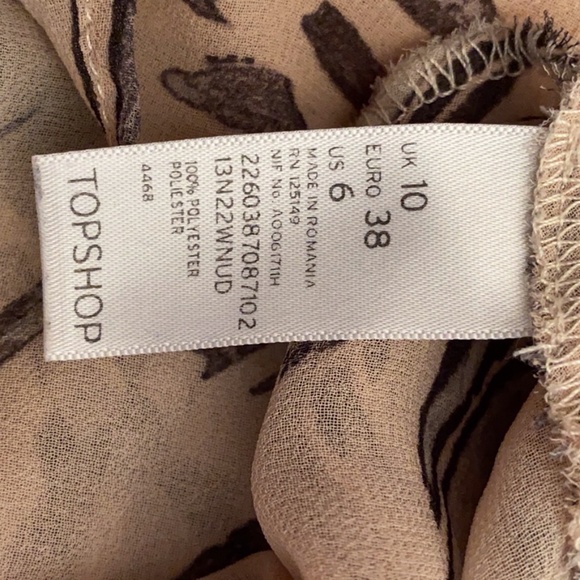 TOPSHOP Women's Sleeveless Top Pink - Picture 6 of 7